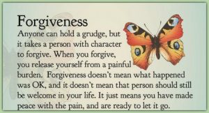 Forgiveness freedom
